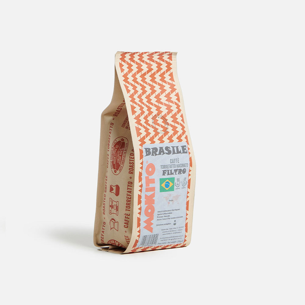 Caffè Macinato per Filtro Monorigine BRASILE Arabica - Mokito