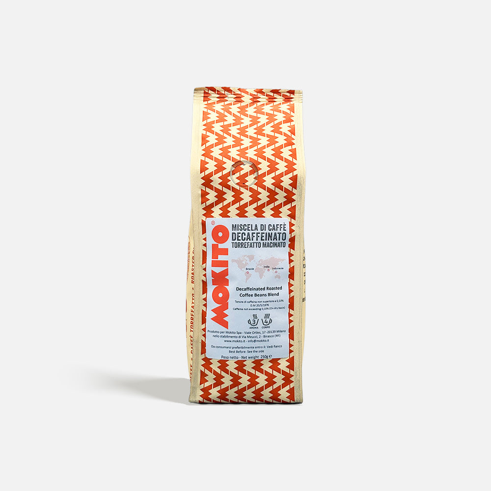 Caffè macinato decaffeinato Mokito