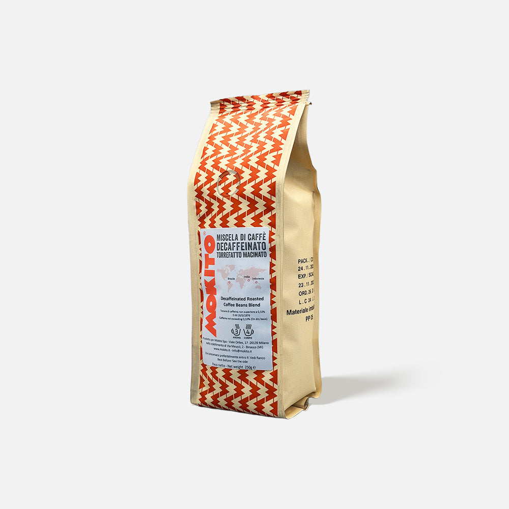 Caffè macinato decaffeinato Torrefazione Mokito